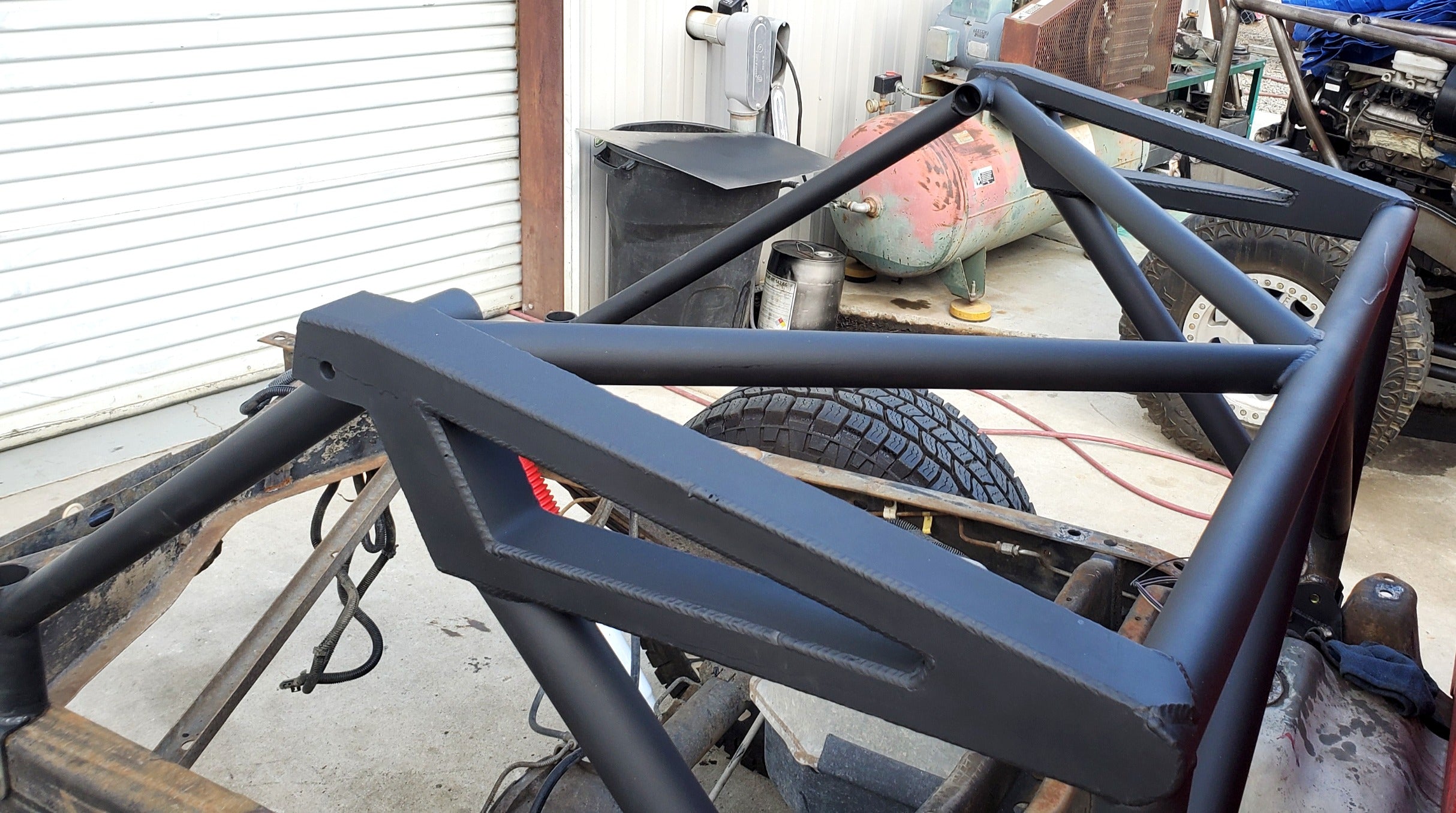 Bed Cage ALL weld together 88-98 OBS Chevy image 0